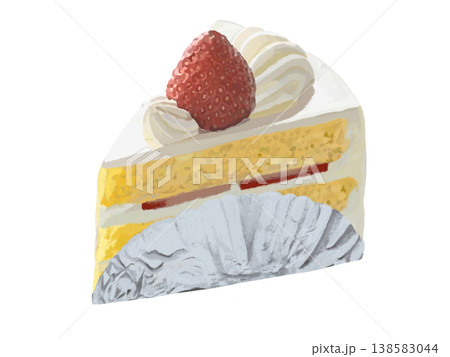 いちごのショートケーキ（銀紙付き） 138583044