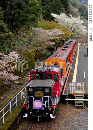 嵯峨野観光鉄道トロッコ列車嵯峨野5号 138583197