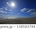 太陽と輝く海 138583744