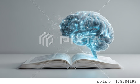 AIデジタル教科書タブレット学習イラスト 138584195