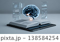 AIデジタル教科書タブレット学習イラスト 138584254