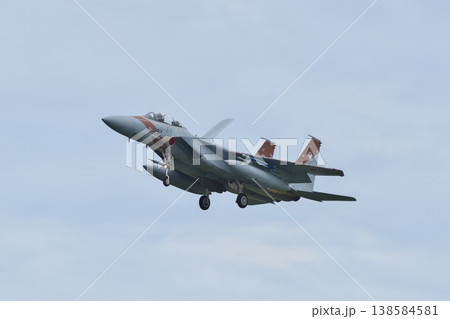 着陸態勢の飛行教導群　アグレッサー部隊のF-15ⅮJ 138584581