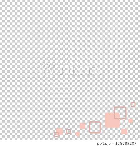 四角　ライン 138585287