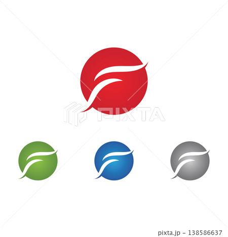 f logo and symbols template vector icons 138586637