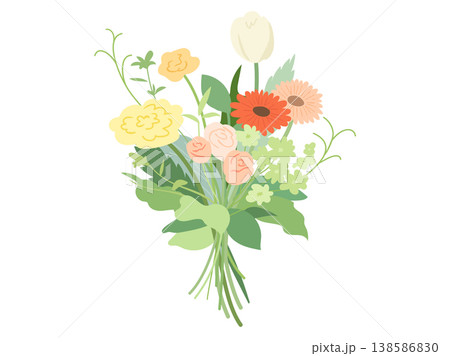 春や夏のお花のブーケ 春や夏のお花のブーケ 138586830