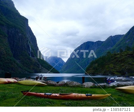 ノルウェー世界自然遺産美しいフェヨルドル風景 138587121