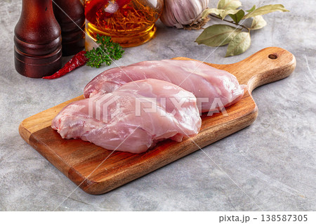 Raw rabbit legs for cooking Raw rabbit legs for cooking 138587305