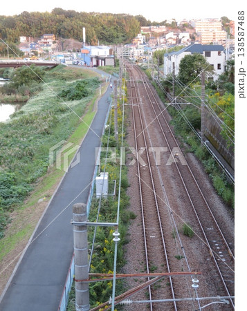 線路のある風景 線路のある風景 138587488