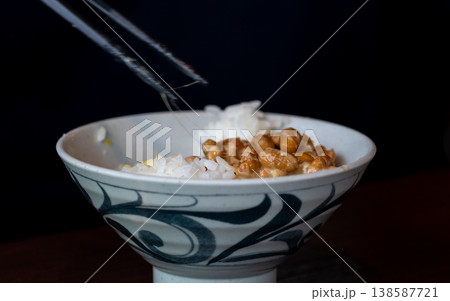 納豆 なっとう 納豆ご飯 138587721