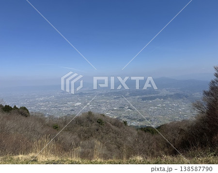 大和葛城山から見る大和平野 大和葛城山から見る大和平野 138587790
