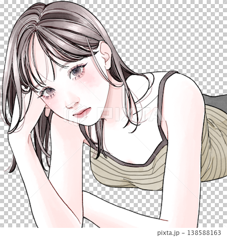 Lying woman Lying woman 138588163