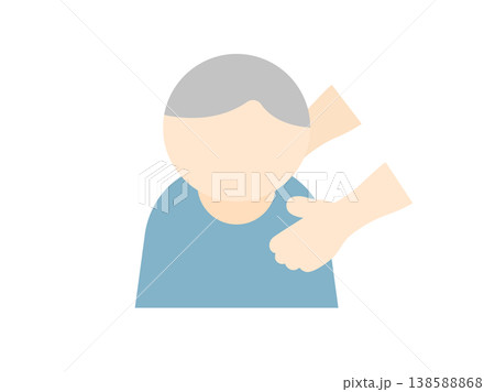 男性介護のアイコンのイラスト 138588868