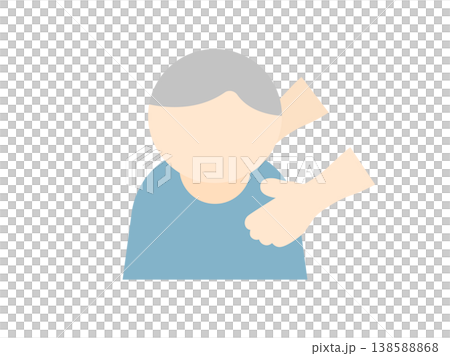 Illustration of a male caregiver icon 138588868