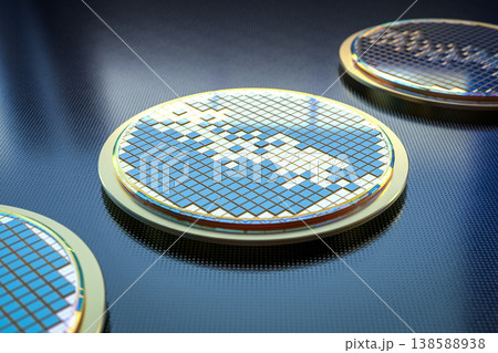 Silicon wafer plates for semiconductor manufacturing 138588938