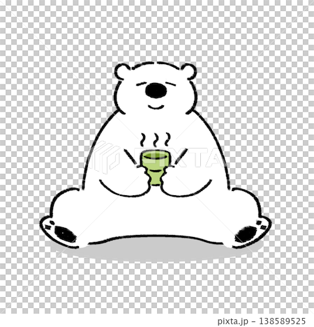 Illustration of cute polar bear Illustration of cute polar bear 138589525