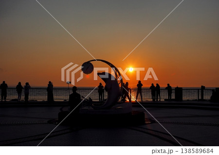 ノシャップ岬の夕日 ノシャップ岬の夕日 138589684