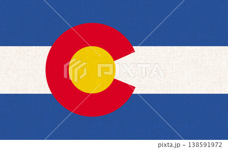 Flags of the U.S. states Fabric Flag Colorado, Flag of American state Colorado Flags of the U.S. states Fabric Flag Colorado, Flag of American state Colorado 138591972