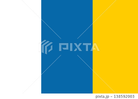 flag of Canary Islands. the Canaries Islands official flag. Canary Islands flag 138592003