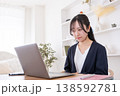 真剣な表情をしてPCを見る20代女性 138592781