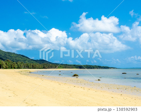 南風見田の浜（沖縄県西表島） 138592903