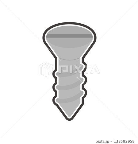 マイナスねじのシンプルアイコン 138592959
