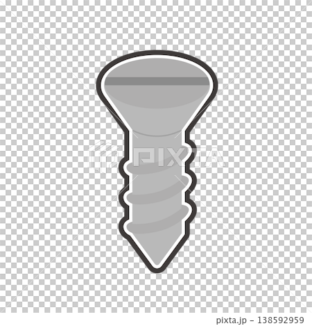 マイナスねじのシンプルアイコン 138592959