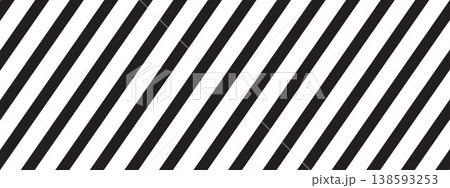 Black tilted lines on white background. Angled parallel stripes pattern. Oblique straight strips print. Diagonal streaks wallpaper. Vector graphic illustration Black tilted lines on white background. Angled parallel stripes pattern. Oblique straight strips print. Diagonal streaks wallpaper. Vector graphic illustration 138593253
