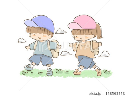 子供たちの遠足 138593558