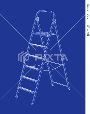 3D model of step ladder 138593766
