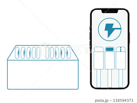 スマホ充電レンタル 138594371