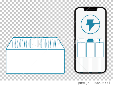 スマホ充電レンタル 138594371