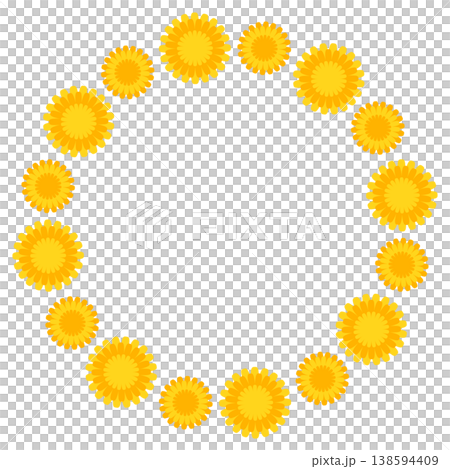 Dandelion circular frame Dandelion circular frame 138594409