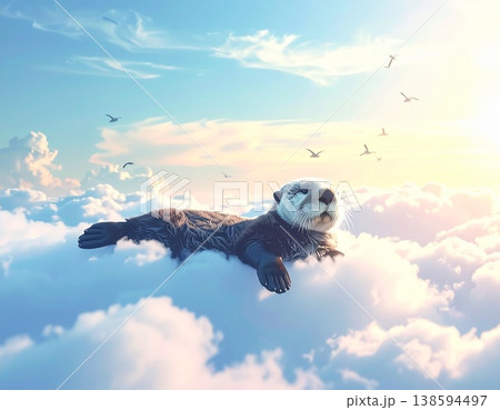 雲の上のラッコ 138594497