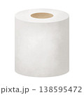 シンプルなトイレットペーパーのイラスト 138595472