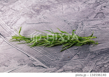 Fresh green tarragon aromatic herb Fresh green tarragon aromatic herb 138596140