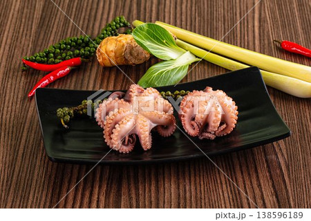 Gourmet Boiled octopus in the bowl Gourmet Boiled octopus in the bowl 138596189