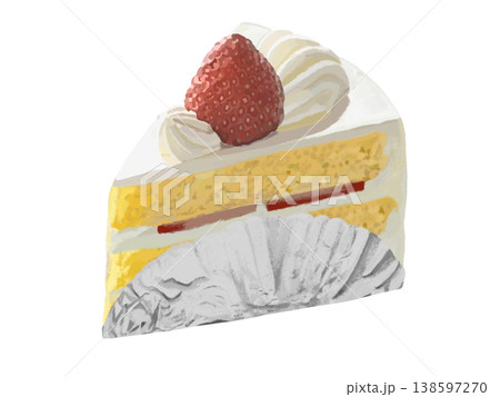 いちごのショートケーキ（銀紙付き） 138597270