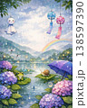 梅雨のイメージイラスト 138597390