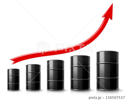 Dynamics of world oil prices. Shares of stock market indices are signaling tariffs. Oil prices Trading on stock exchange. Creative business investment concept. Realistic 3d design. vector illustration Dynamics of world oil prices. Shares of stock market indices are signaling tariffs. Oil prices Trading on stock exchange. Creative business investment concept. Realistic 3d design. vector illustration 138597537
