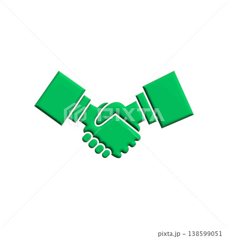 Handshake icon design template 138599051