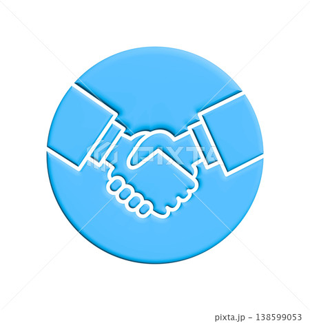 Handshake icon design template Handshake icon design template 138599053