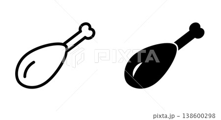 Meat icon design template Meat icon design template 138600298