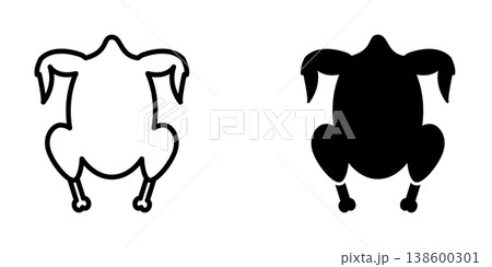 Meat icon design template Meat icon design template 138600301