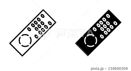 Remote Control icon design template Remote Control icon design template 138600309