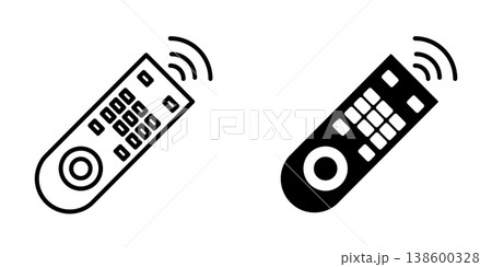 Remote Control icon design template 138600328