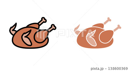 Meat icon design template Meat icon design template 138600369