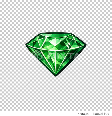 Sparkling emerald 138601195