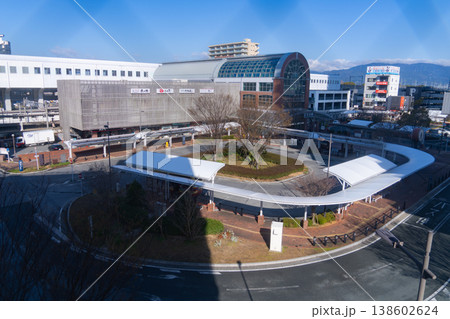 久留米駅東口の全景 138602624