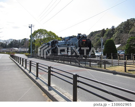 千波湖ほとりの蒸気機関車 D51 515 号機 茨城県水戸市常磐町 千波湖ほとりの蒸気機関車 D51 515 号機 茨城県水戸市常磐町 138602965