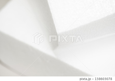 発泡スチロールのイメージ　(背景素材) 138603078